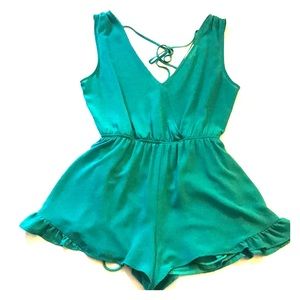 ASTR turquoise romper